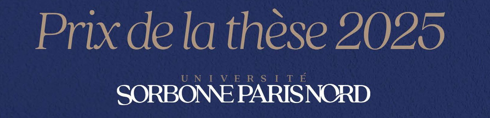 Lauréats des prix de thèse USPN 2025